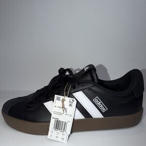adidas VL Court 3.0 Men's Low Top Sneakers Black/White/Gum ID6286